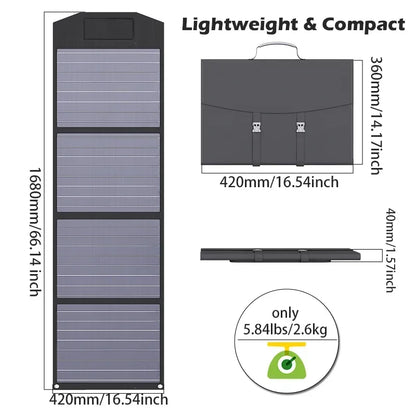 Flexible, Foldable, High Efficiency Solar Panel