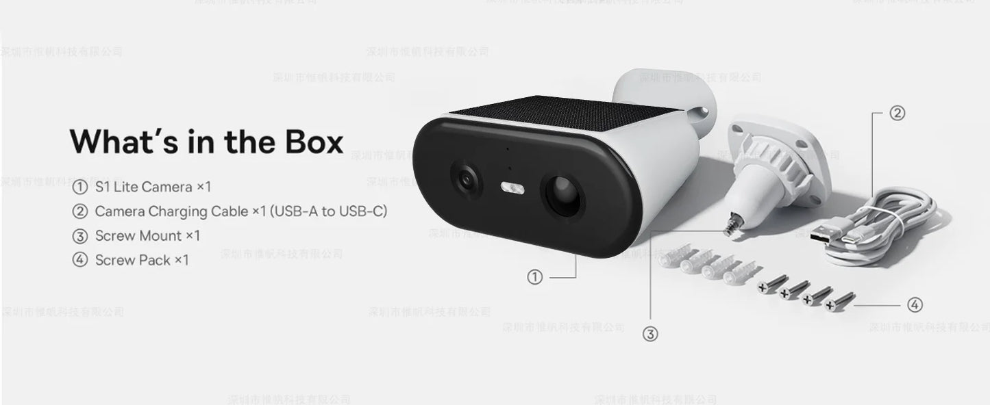 Solar Security Camera WIFI Wireless