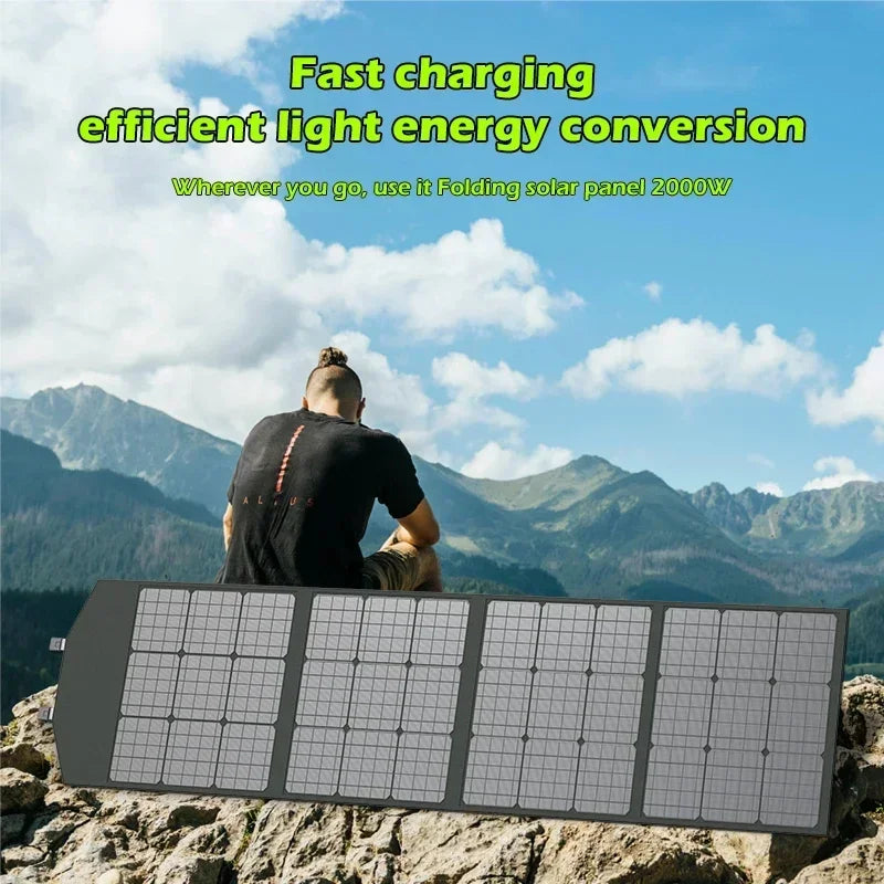 Flexible, Foldable, High Efficiency Solar Panel