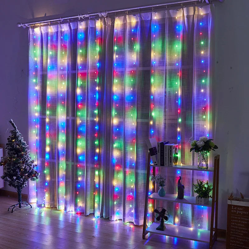 Solar Curtain Light