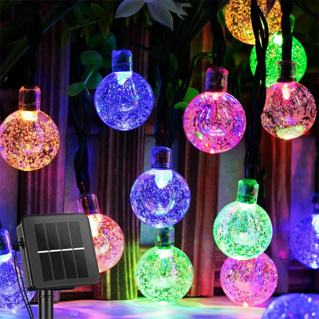 Solar Globe String Lights