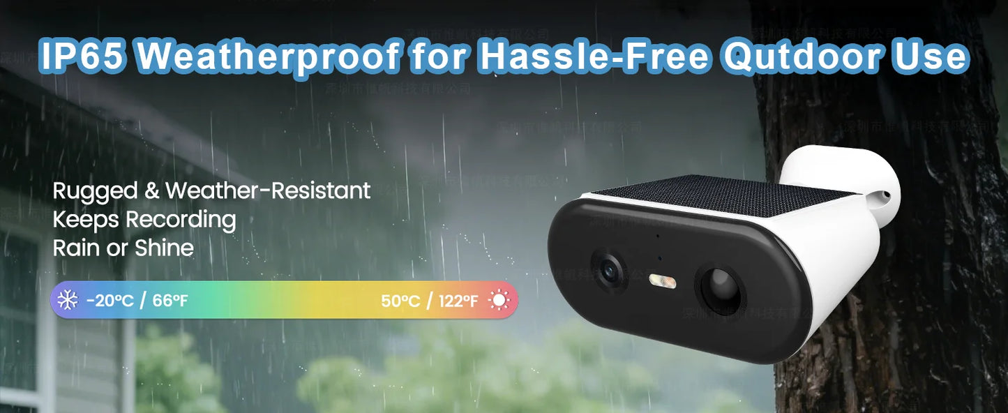Solar Security Camera WIFI Wireless