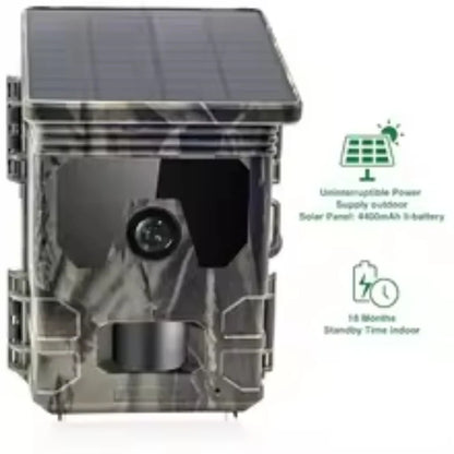 Solar Wildlife 50MP 4K Video Trail Camera Night Vision