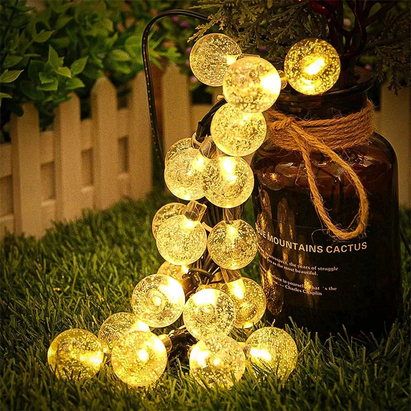Solar Globe String Lights