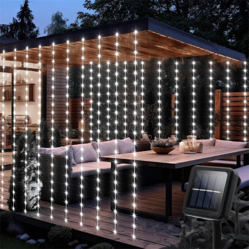 Solar Curtain Light
