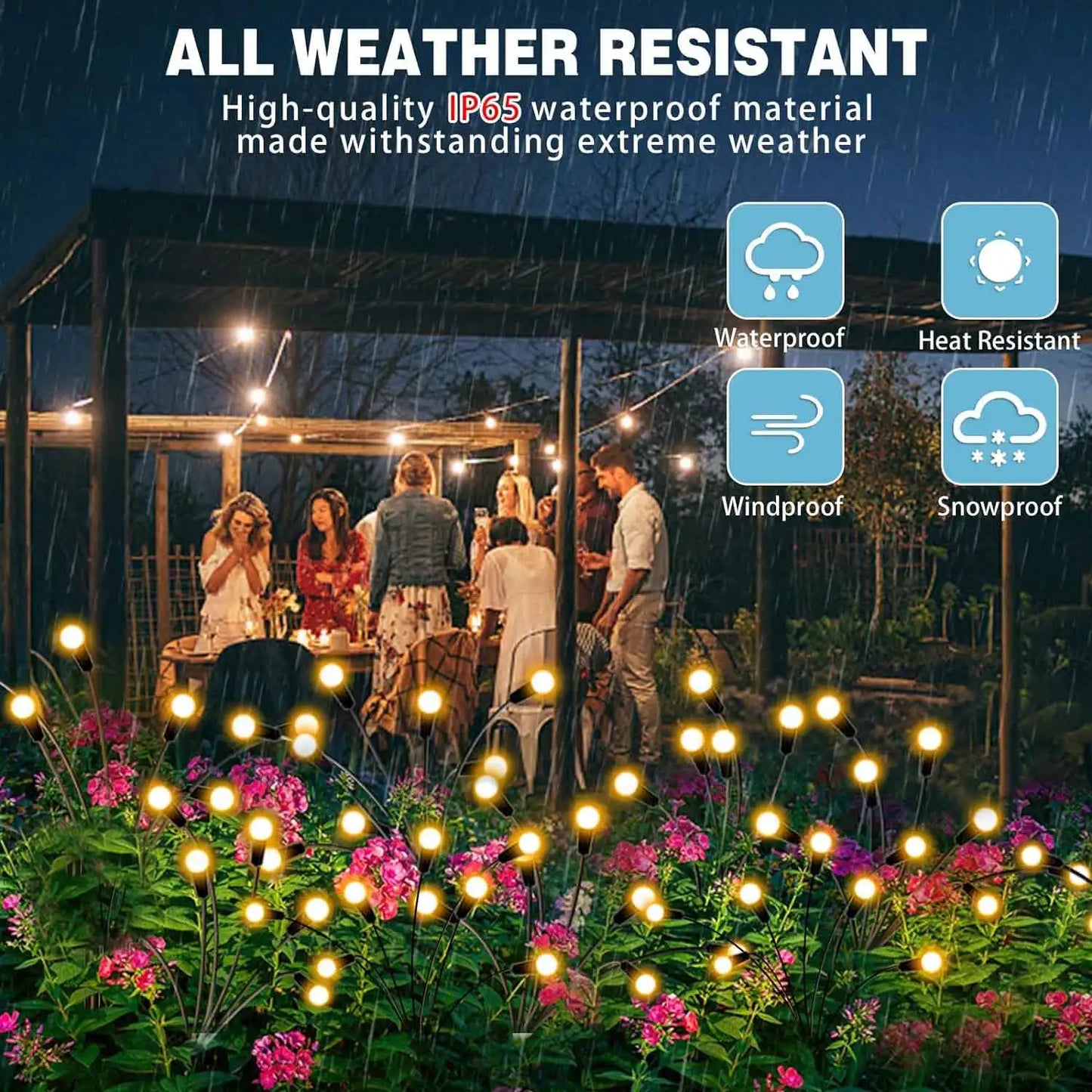 Solar Firefly Garden Lights