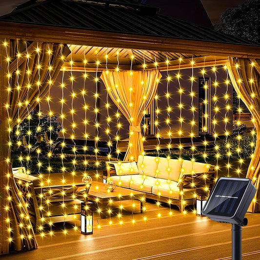 Solar Curtain Light