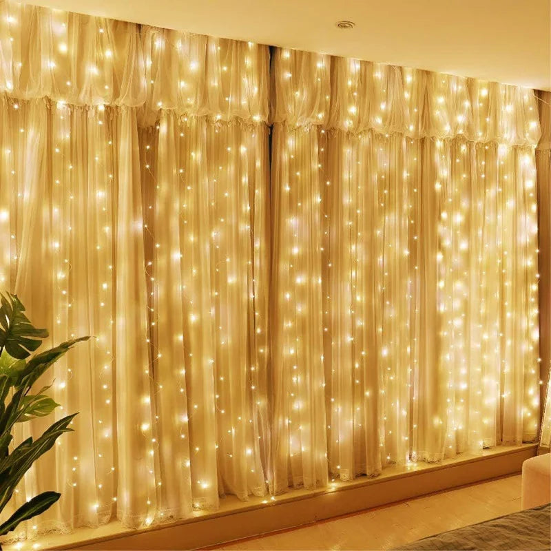 Solar Curtain Light