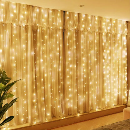 Solar Curtain Light