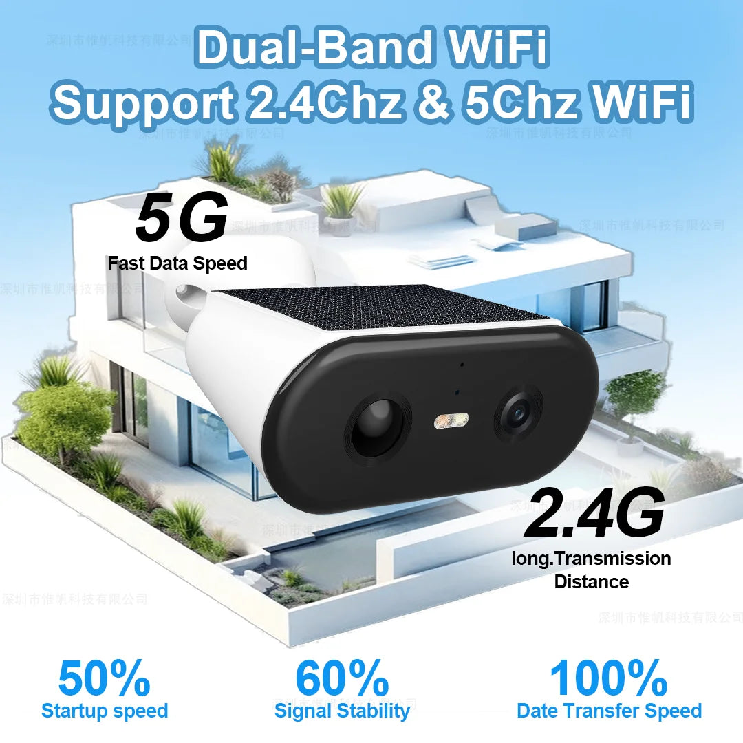 Solar Security Camera WIFI Wireless