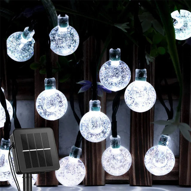 Solar Globe String Lights
