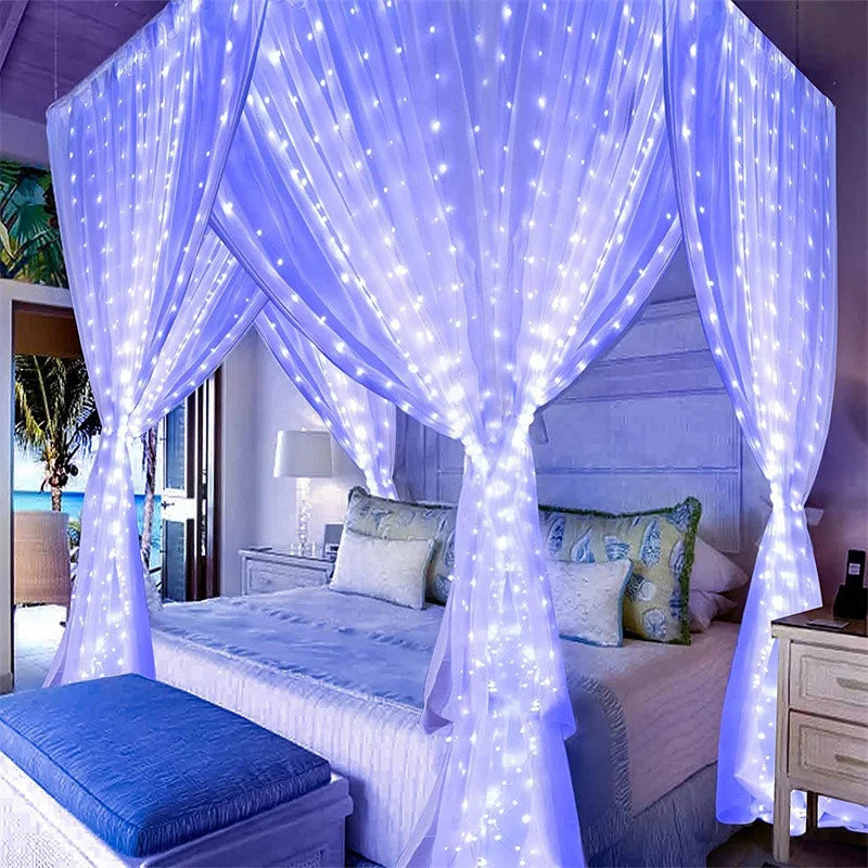 Solar Curtain Light
